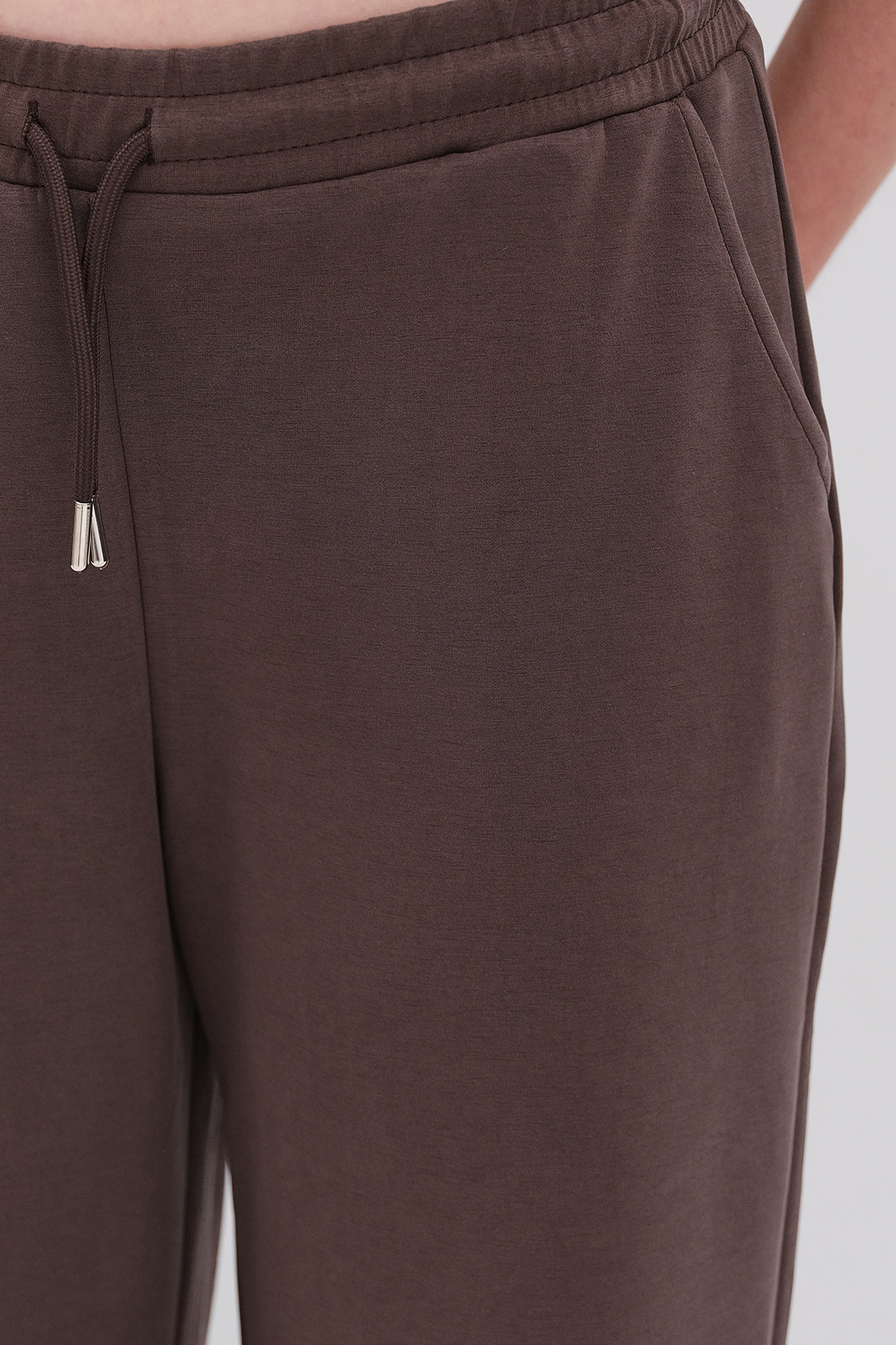 Addax-Elastic Waist Modal Tracksuit Eşf11053-M8 3