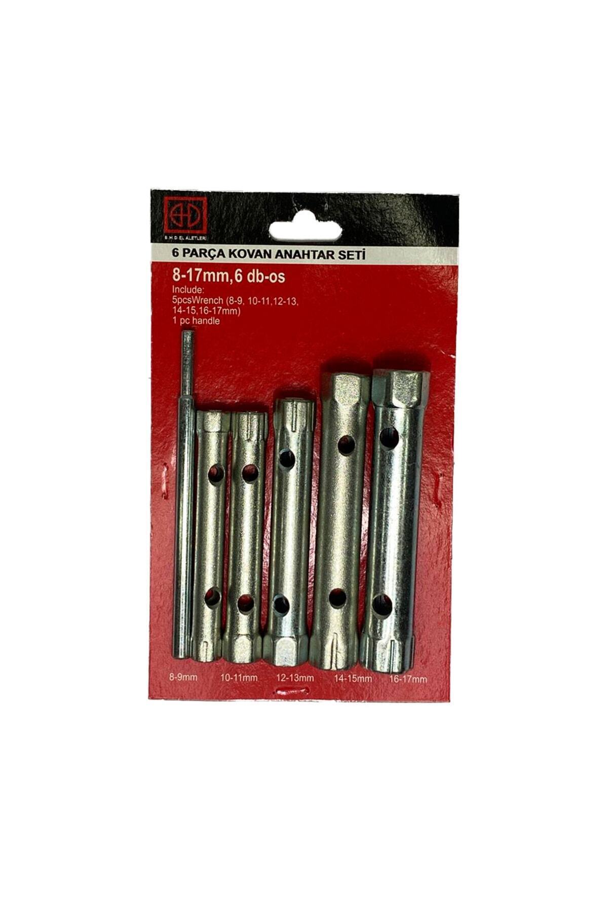 Genel Markalar BATARYA SÖKÜCÜ REAL ÖZS 6 PARÇA KOVAN ANAHTAR SETİ 8-17 MM