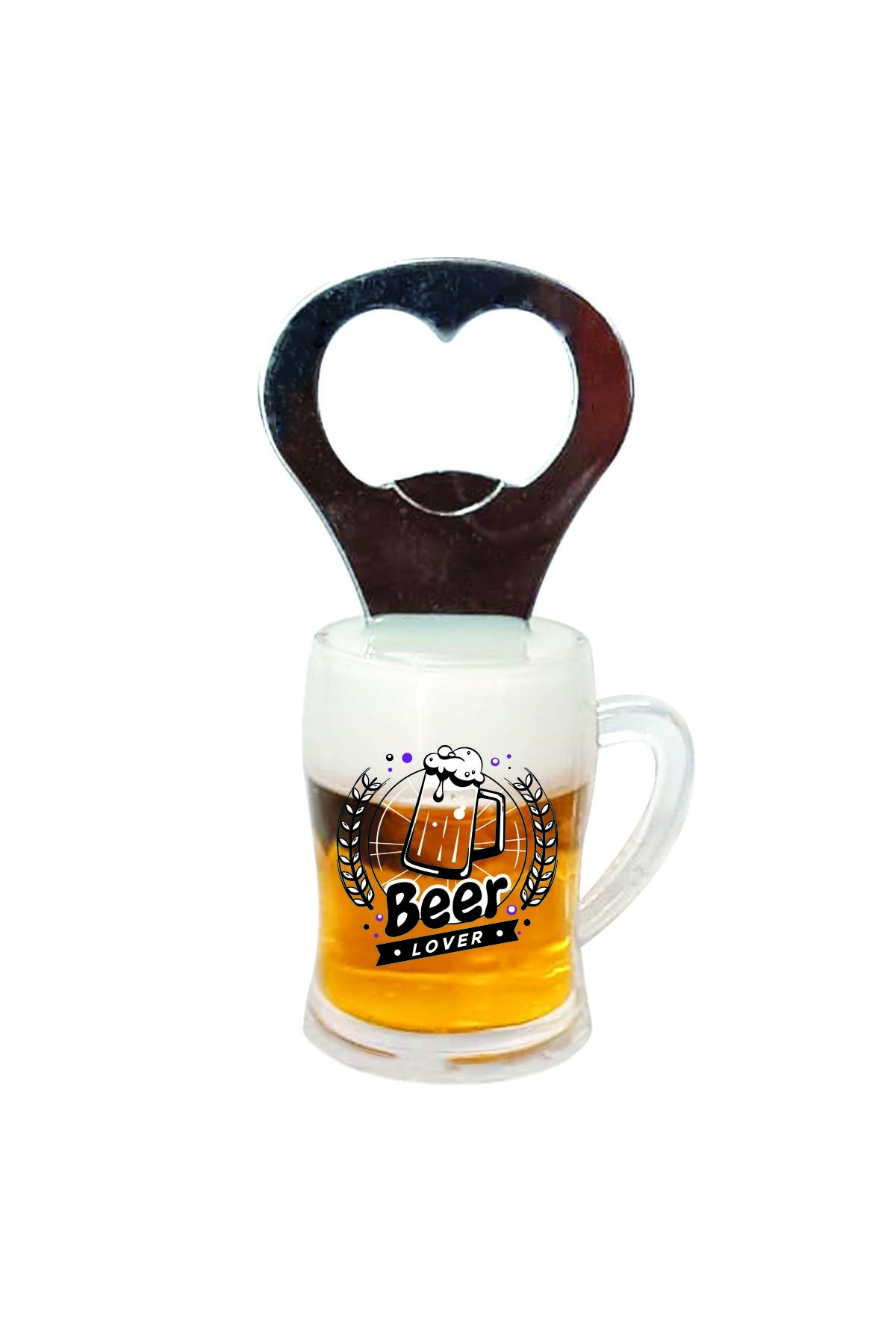 PALTO TASARIM Beer Lover Dekoratif Açacak Magnet - Şişe Açacağı Kapak Açacak
