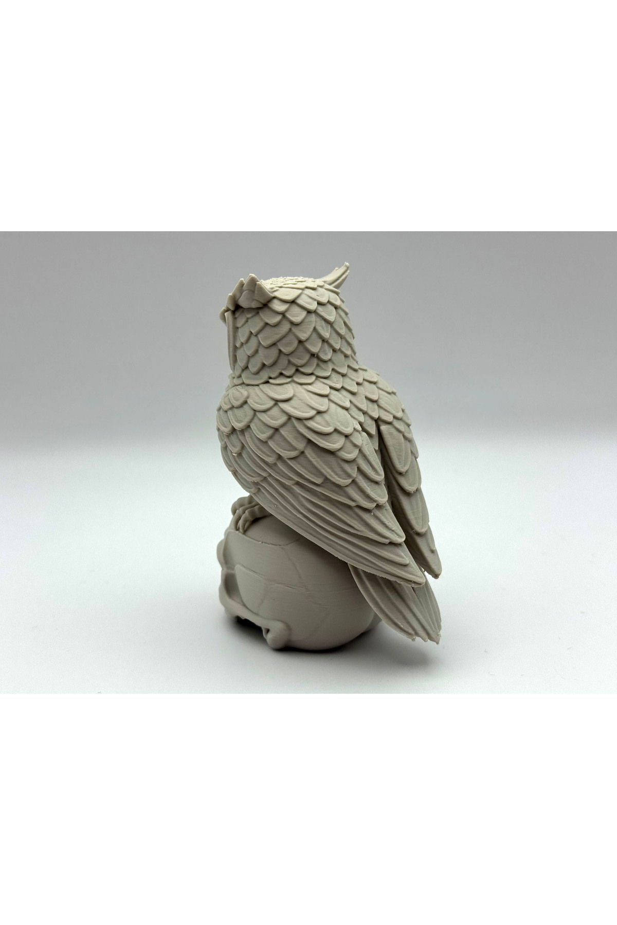 10 CM Gothic Eulenschädel Statue 10cm | Dekoratives Objekt mit Halloween- und Horror-Motiven