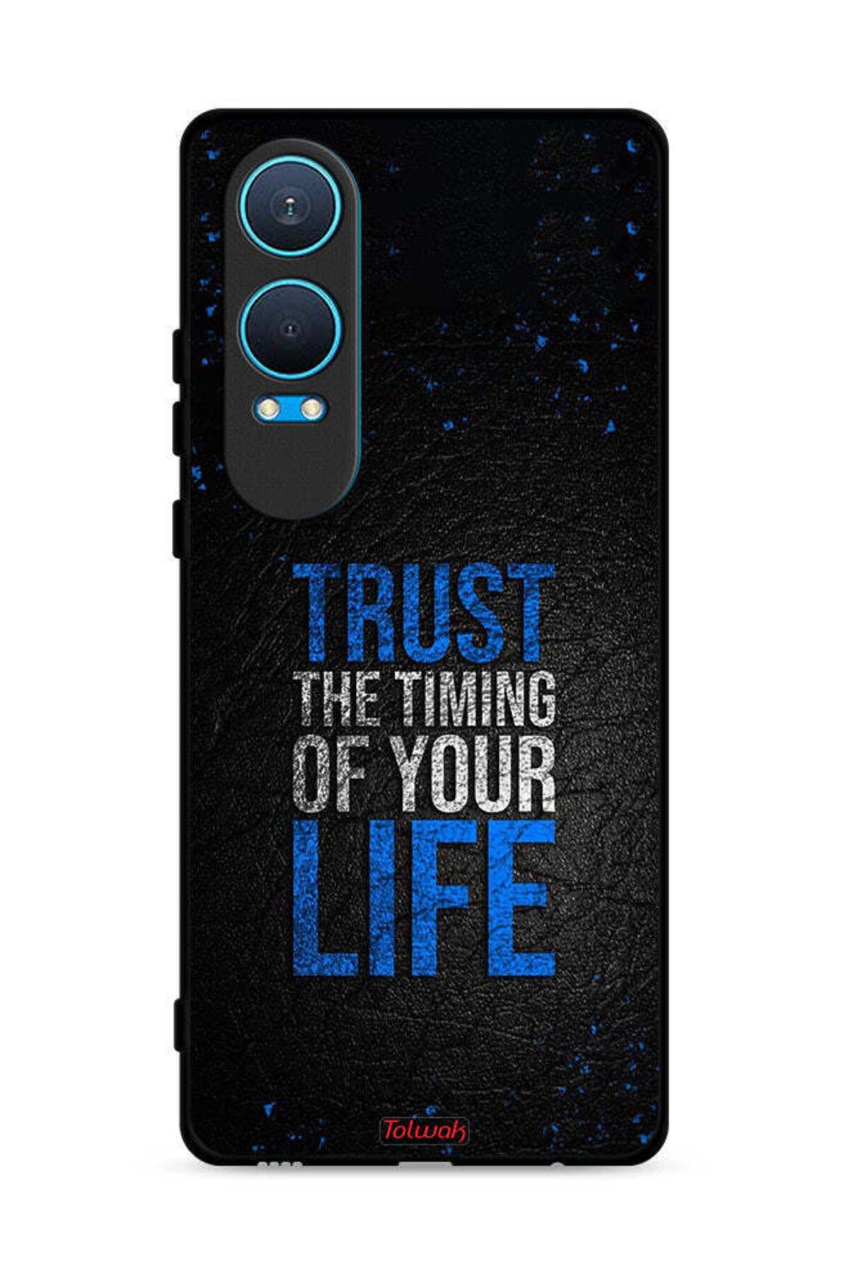 Tolwak-OnePlus Nord CE4 Lite 5G Protective Case Cover Trust The Timing Of Your Life 1