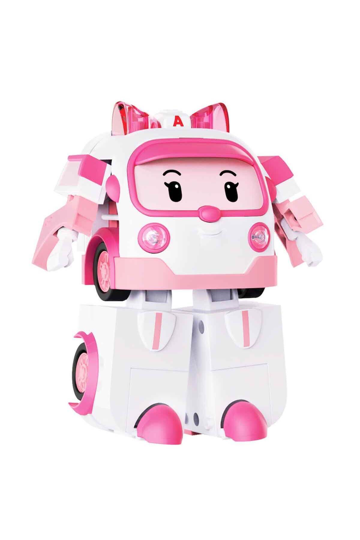 Robocar Poli-روبوت Robocar Poli الكبير المتحول باللون الكهرماني مع الصوت والضوء 2