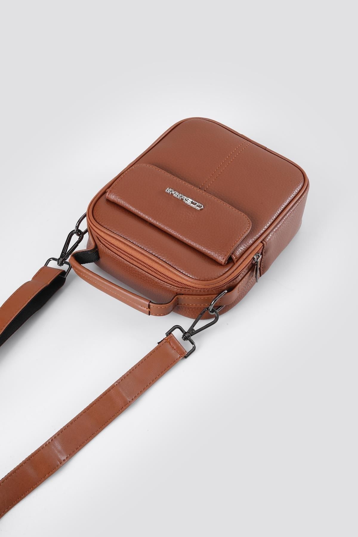 WALKWAY-Camel Men's Handbag Ccs 31499 4