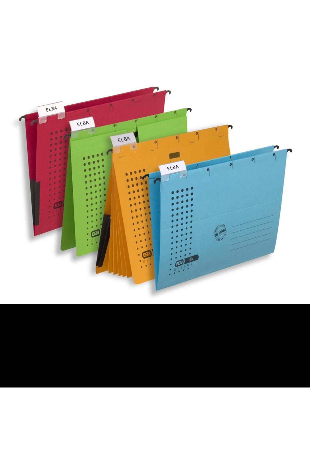 ELBA-Ultimate Hanging Folder with Fastener A4, 240gsm Cardboard, 200-Sheet Capacity, Yellow Color 2