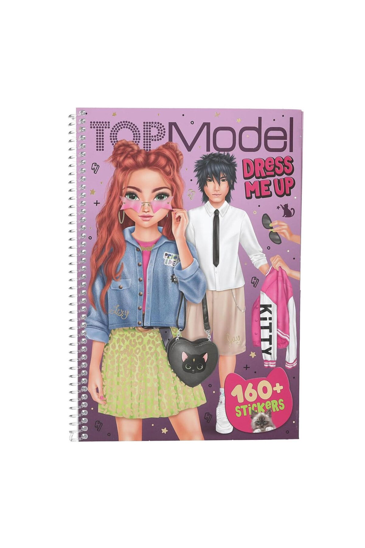Top Model-Dress Me up Sticker Book Rebel Kitty 13387 5