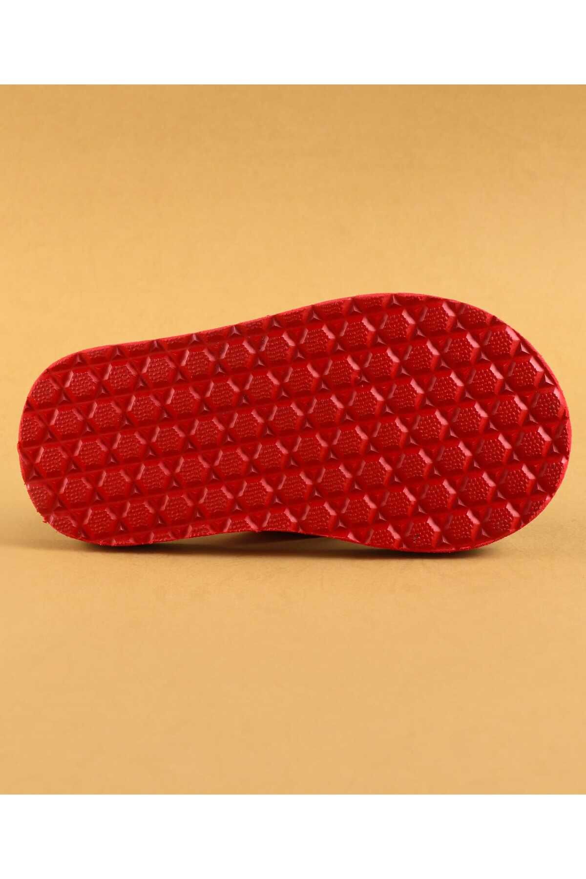 Cute Walk by Babyhug-Cute Walk by Babyhug Slip on Flip Flops with Stamp Print - Red 5