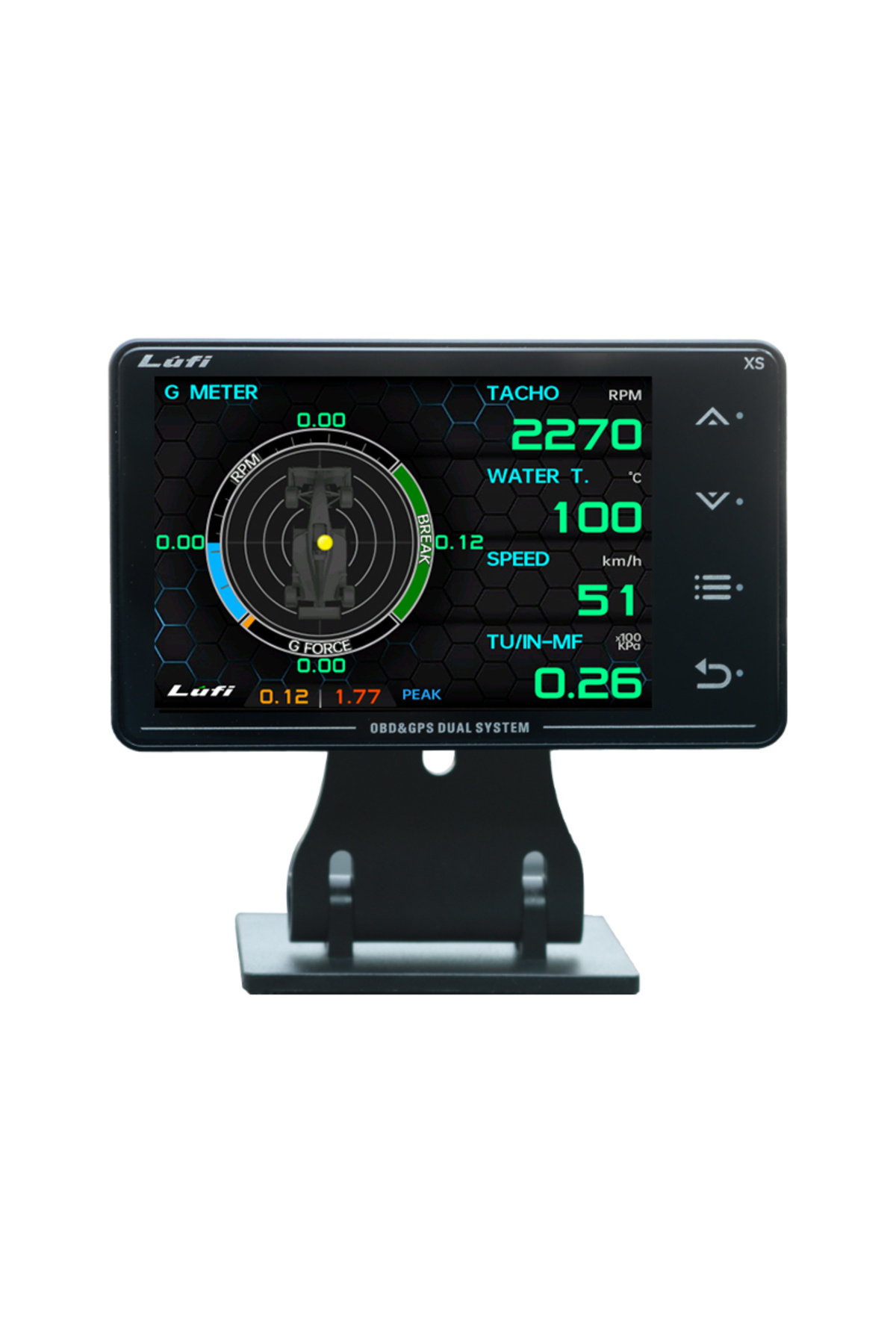 Choice-LUFI XS lufi xs revolution obd2 OBD+GPS Automobile Multi-function Water Temperature Turbo Oil Temper 1