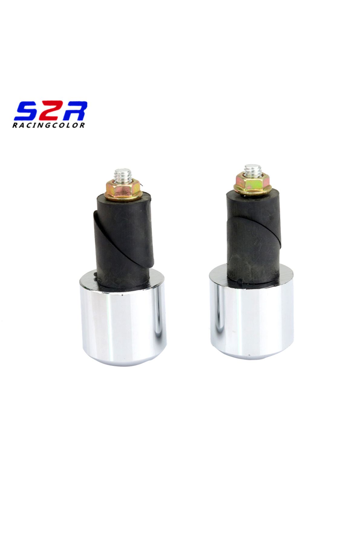 Choice-Silver Motorcycle Handle Bar End 7/8" 22mm Handlebar Balanced Plug Universal Handlebar Ends Cover Fo 1