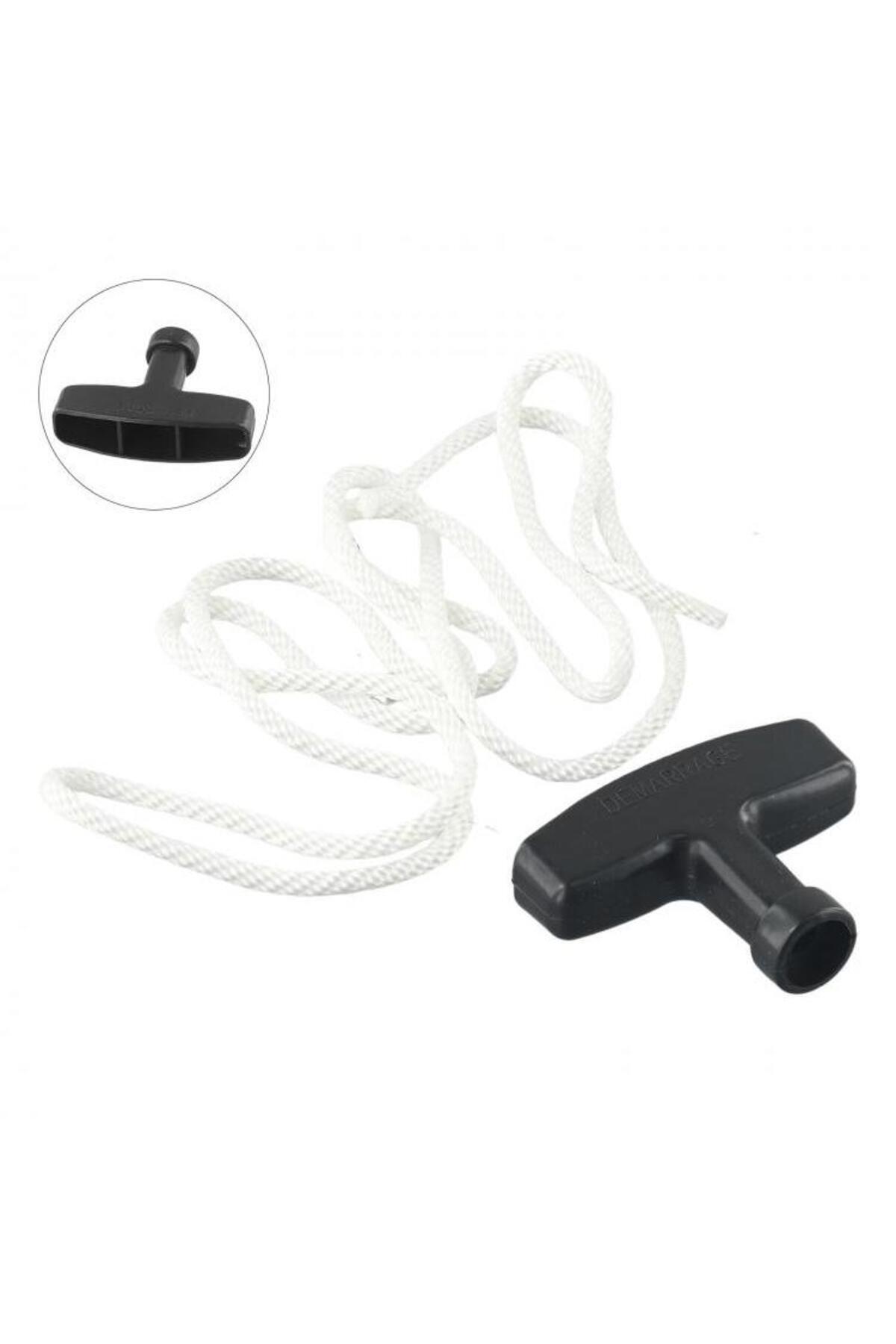 Vibra Tite-Universal Lawnmowers Pull Starter Handle With Cord Drawstring Engine Petrol Handle Garden Strimme... 7