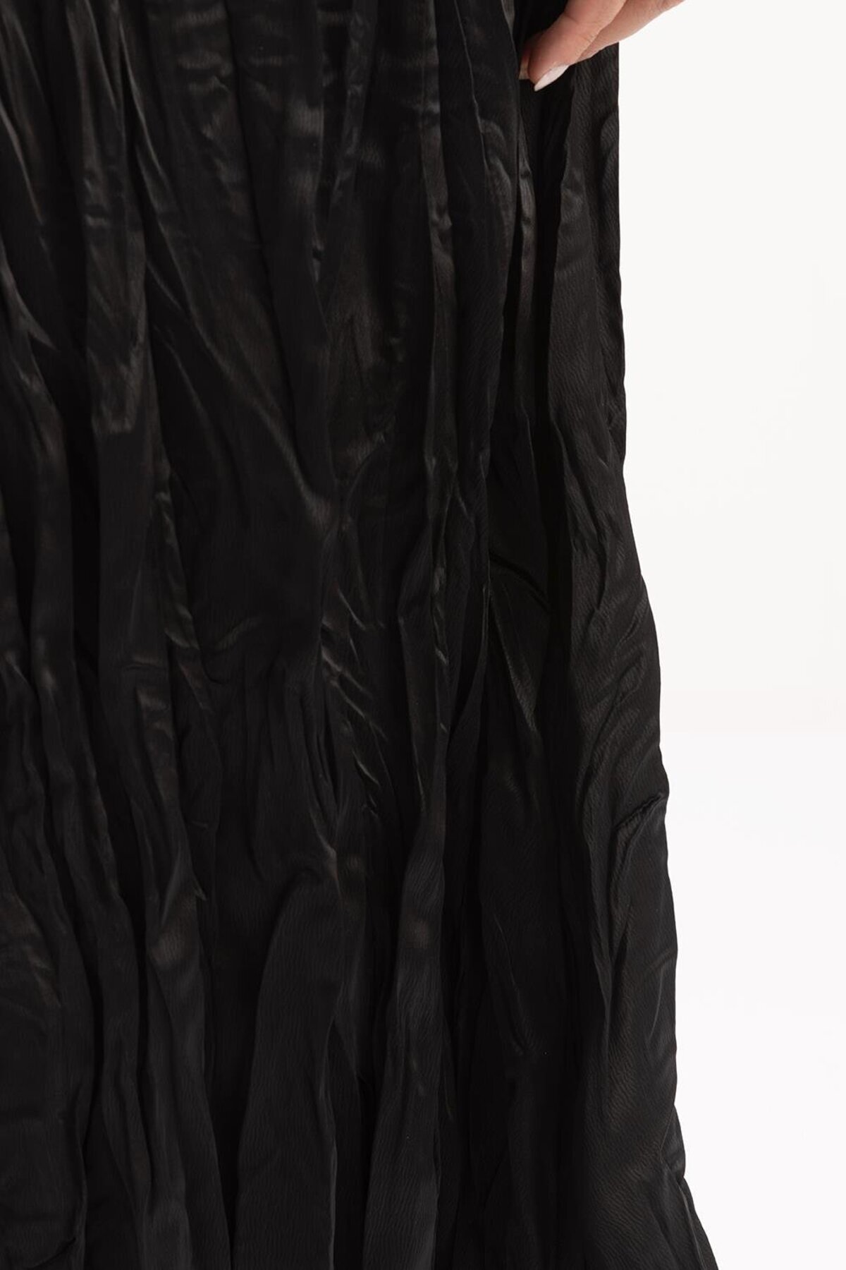 ALLDAY-Black-Elastic Basic Skirt 5