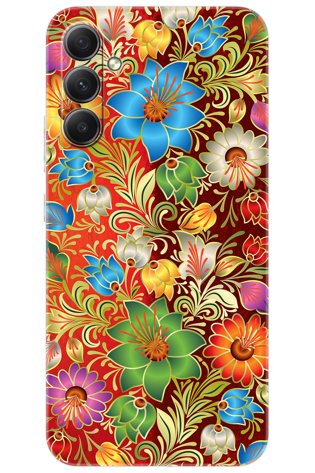 Samsung Galaxy A34 (SM-A346E) Compatible Case Pattern Printed Silicone Flowers Series NGO:532 CP-zQST5jG