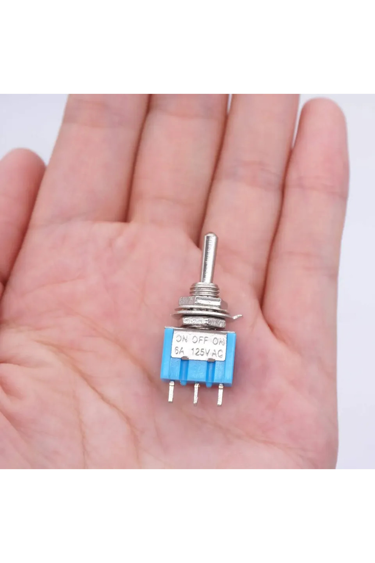 Choice-3 Pin 3 Position 10Pcs SPDT Mini Toggle Switch10pcs 3 Pin 3 Position ON/Off/ON Miniature Toggle Swit 6