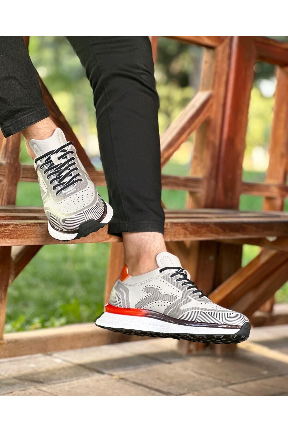 ایتالیانو آیاکابی کفش کتانی مردانه راحتی TURENJ با زیره ایر و چرم اصل