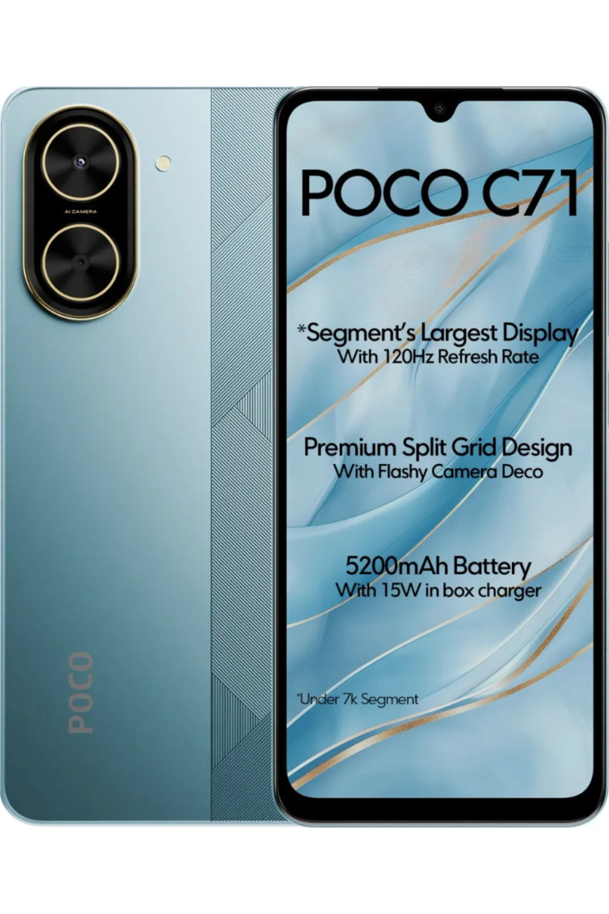 Xiaomi Poco c71 ブルー 4GB/128GB sim free Poco C71 128GB 4GB Ram Mavi Fiyatları