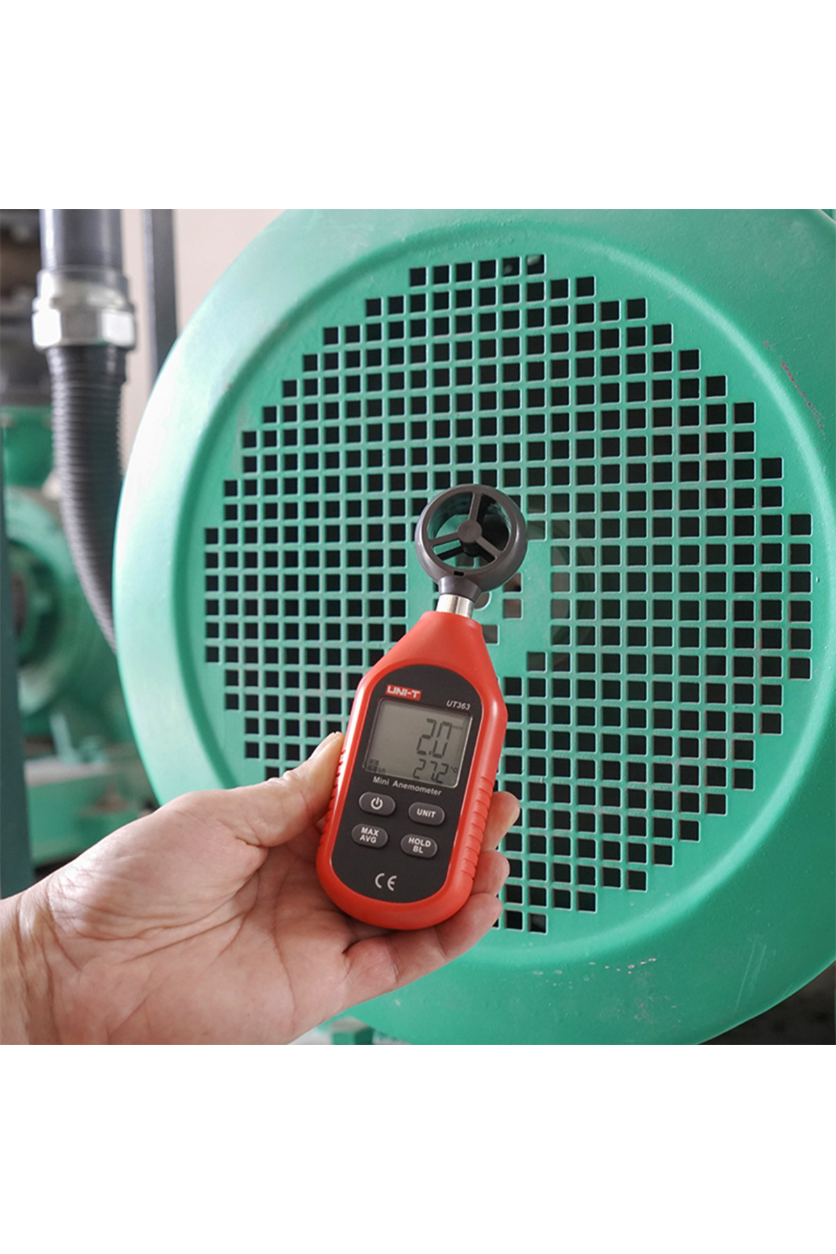 Choice-UNI-T UT363 Handheld Mini Digital Anemometer Wind Speed Measurement Temperature Tester LCD Displa... 4