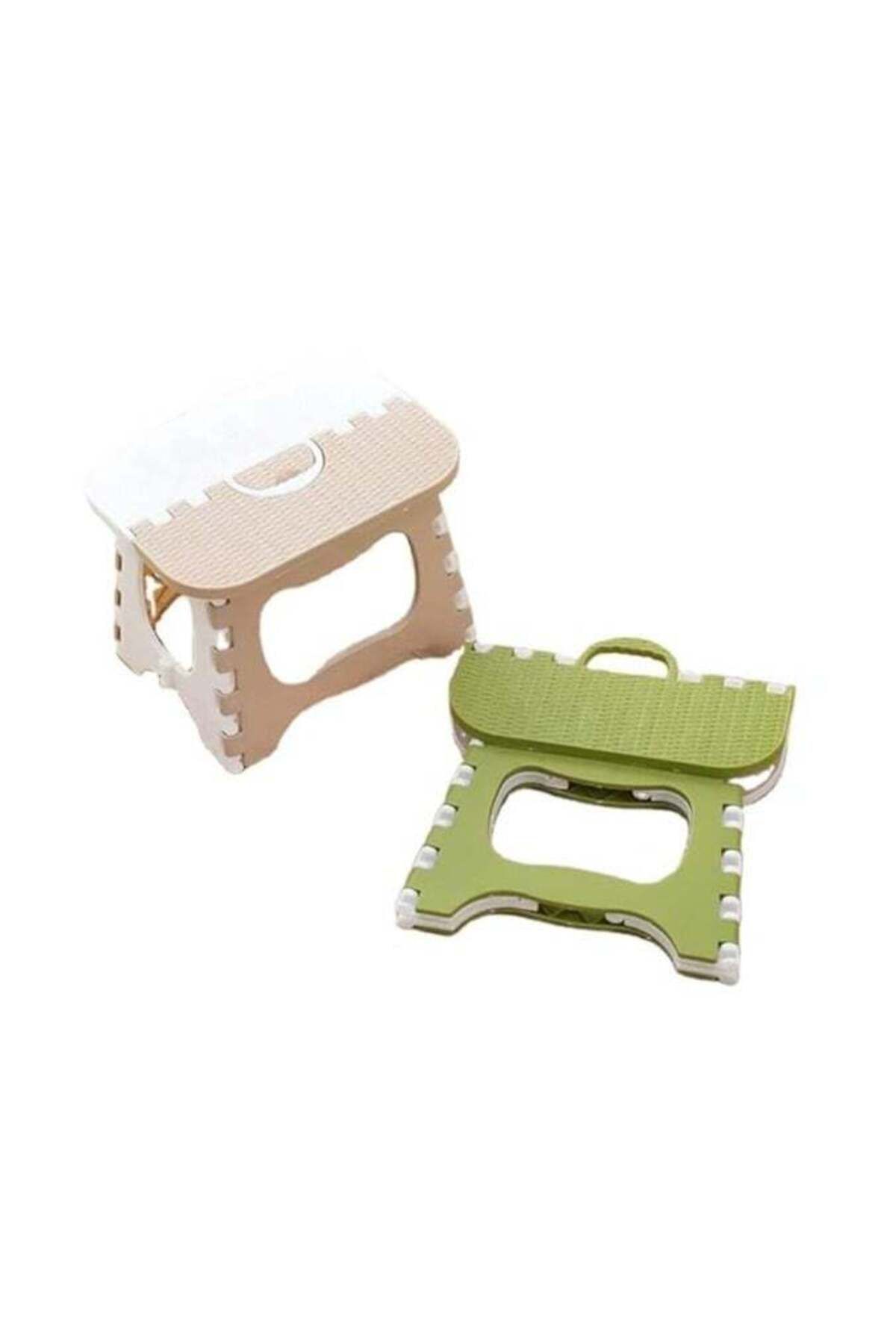 Generic-Adjustable Plastic Anti-Slip Portable Foldable Table and Stool Chair with Handle for Adults and Kids 1