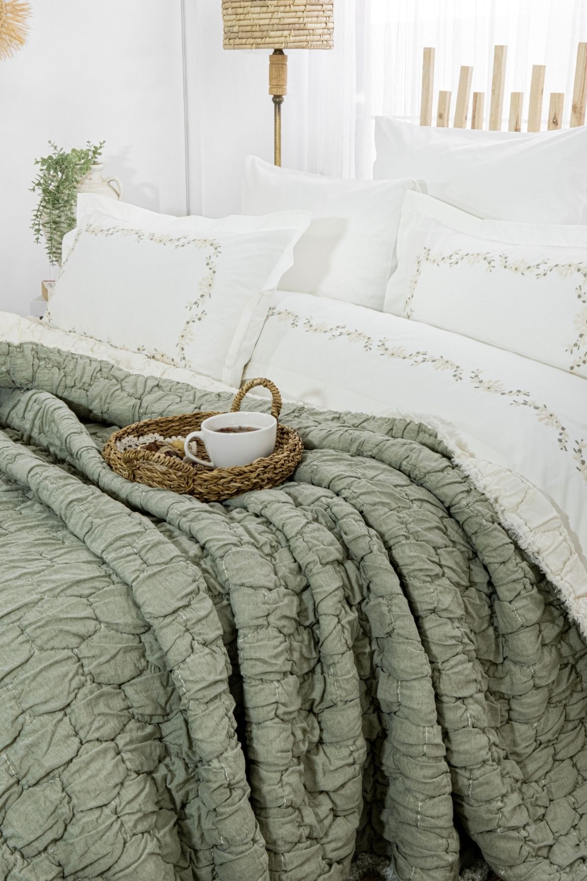 ZEBRACASA-Paloma Bedspread Set 5