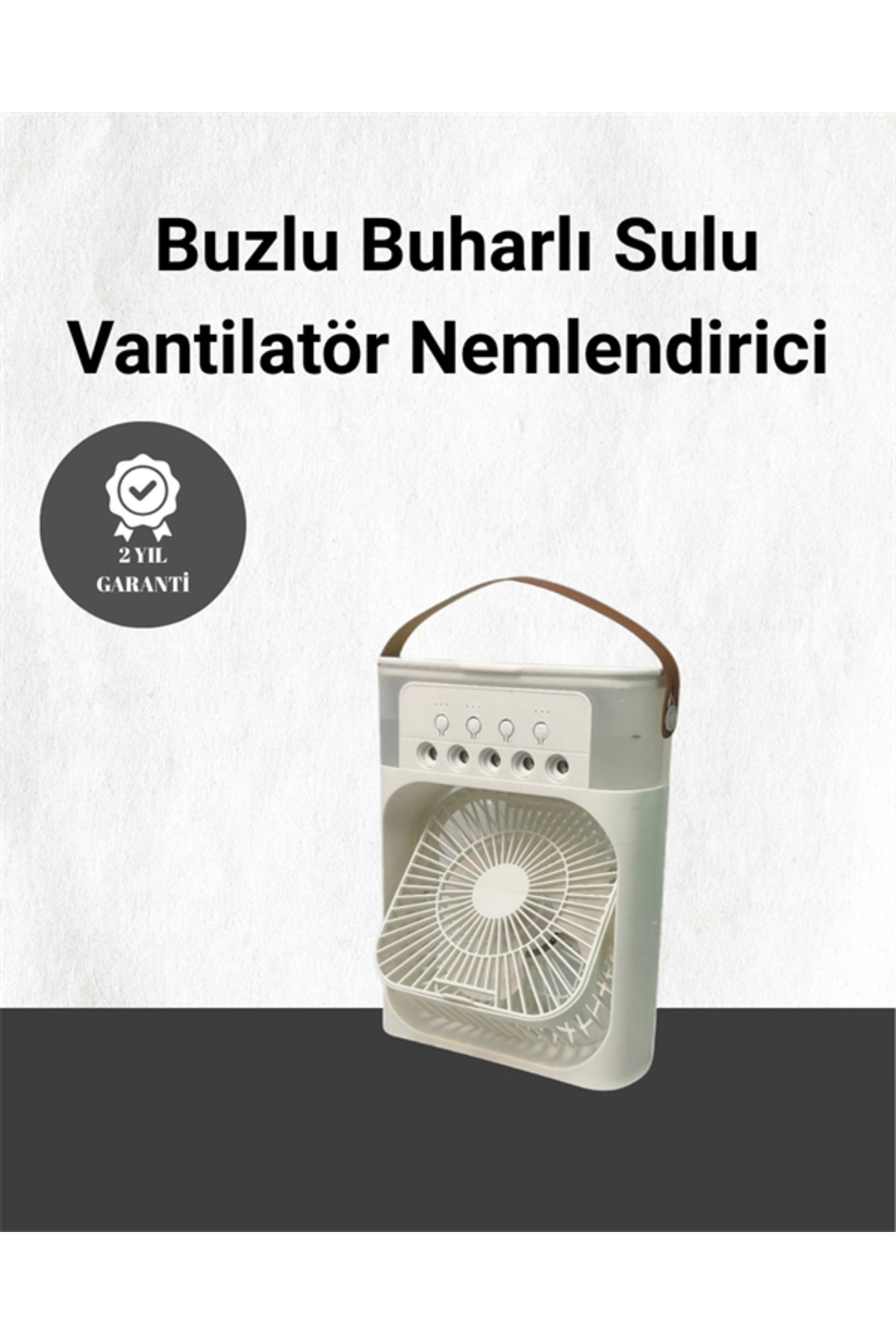 Eco Lounge Spreyli Mini Masaüstü Fan | 500ML Su Hazneli, 3 Kademeli Soğutucu