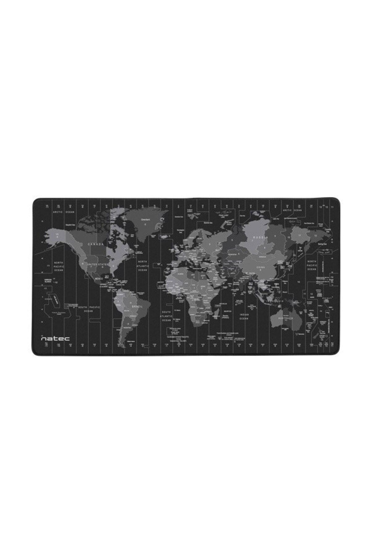 Natec-Mousepad Natec, Textil, 800 x 400 mm, Negru/Gri 4