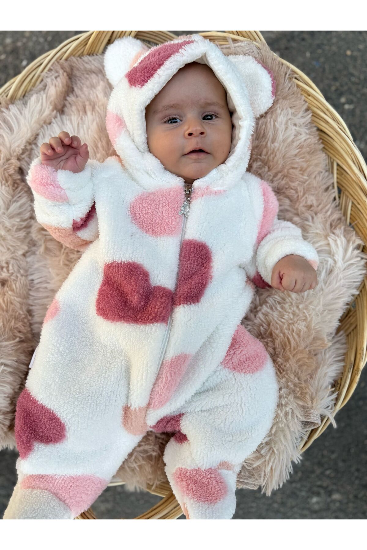Bebesev Welsoft Peluş Unisex Fermuarlı Baskılı Kışlık Bebek Uyku Tulumu Bebek Tulumu Çocuk Tulumu fotoğrafı 3 (önizleme)