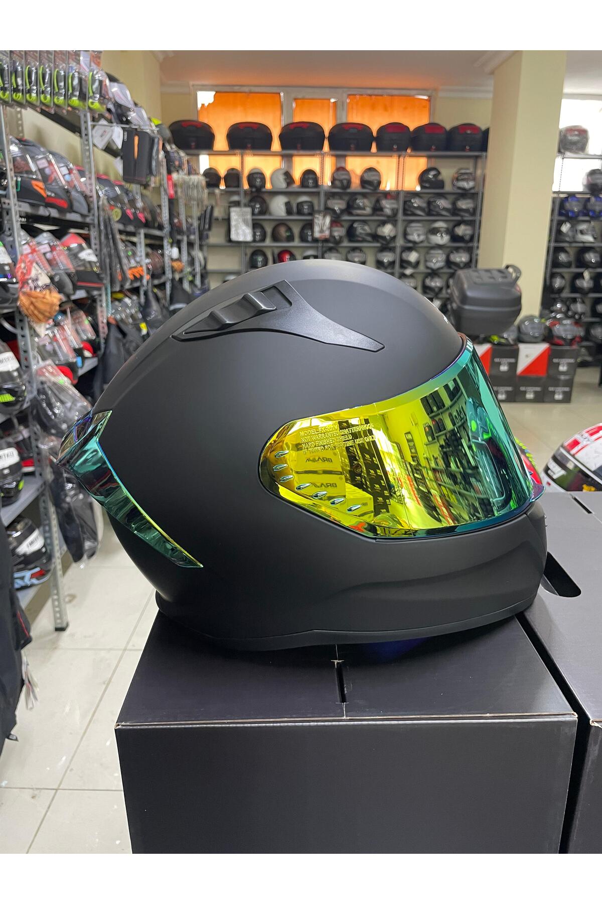 MTS 801 Mat Siyah Gold Vizör 201 - Fiyatı, Yorumları