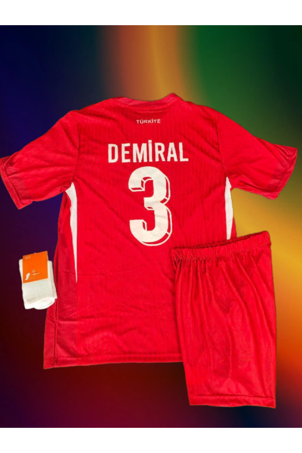 FAMİLYSTAN A MİLLİ TAKIM İÇ SAHA KIRMIZI MERİH DEMİRAL ÇOCUK FORMASI 4LÜ SET