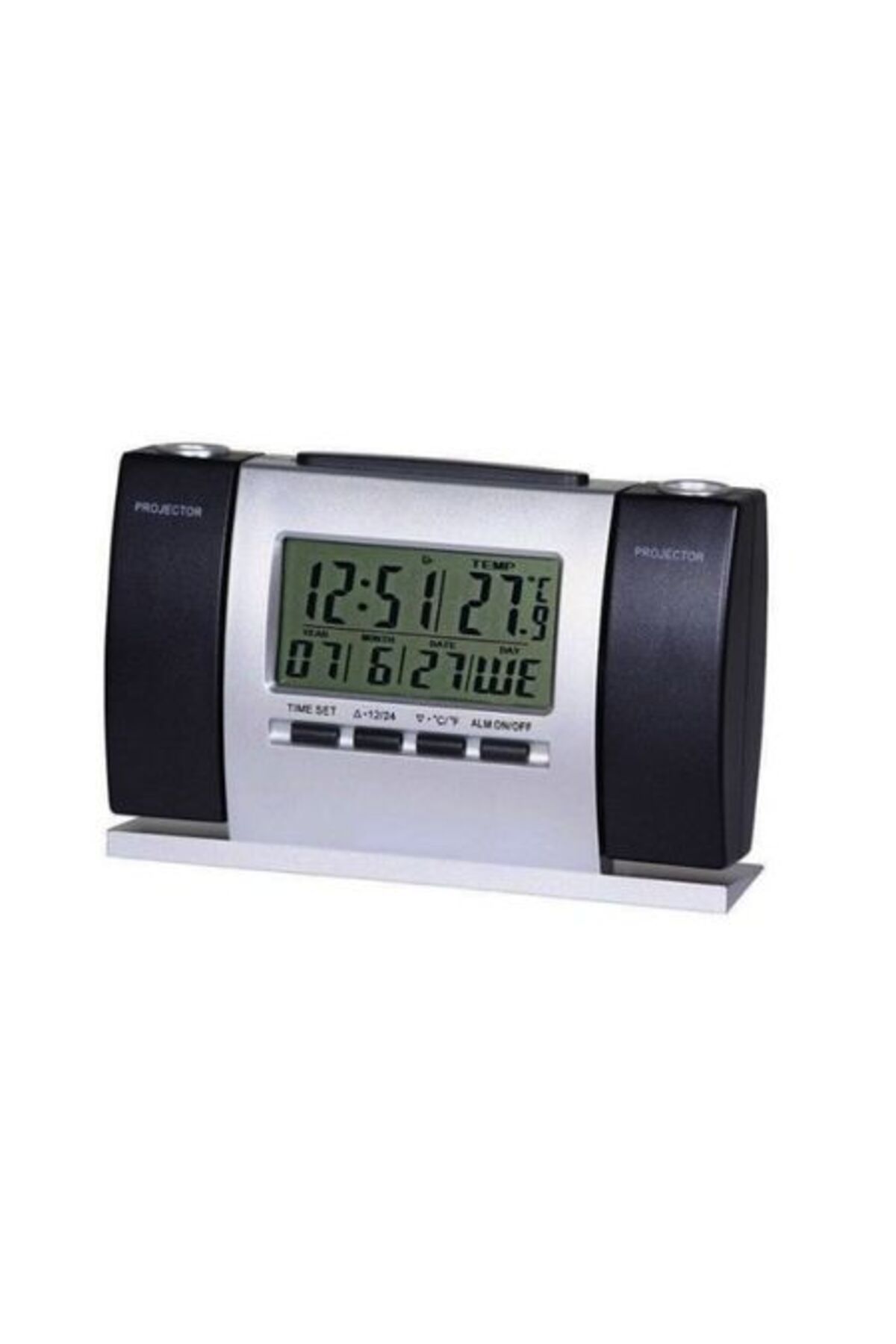 alegro-Multi-function room clock, LCD display, time and temperature 3