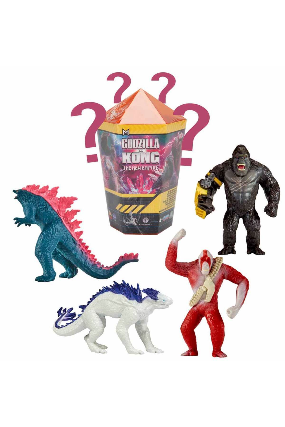 Godzilla x Kong GXK Kristal Sürpriz Mini Figür Sürpriz Paket