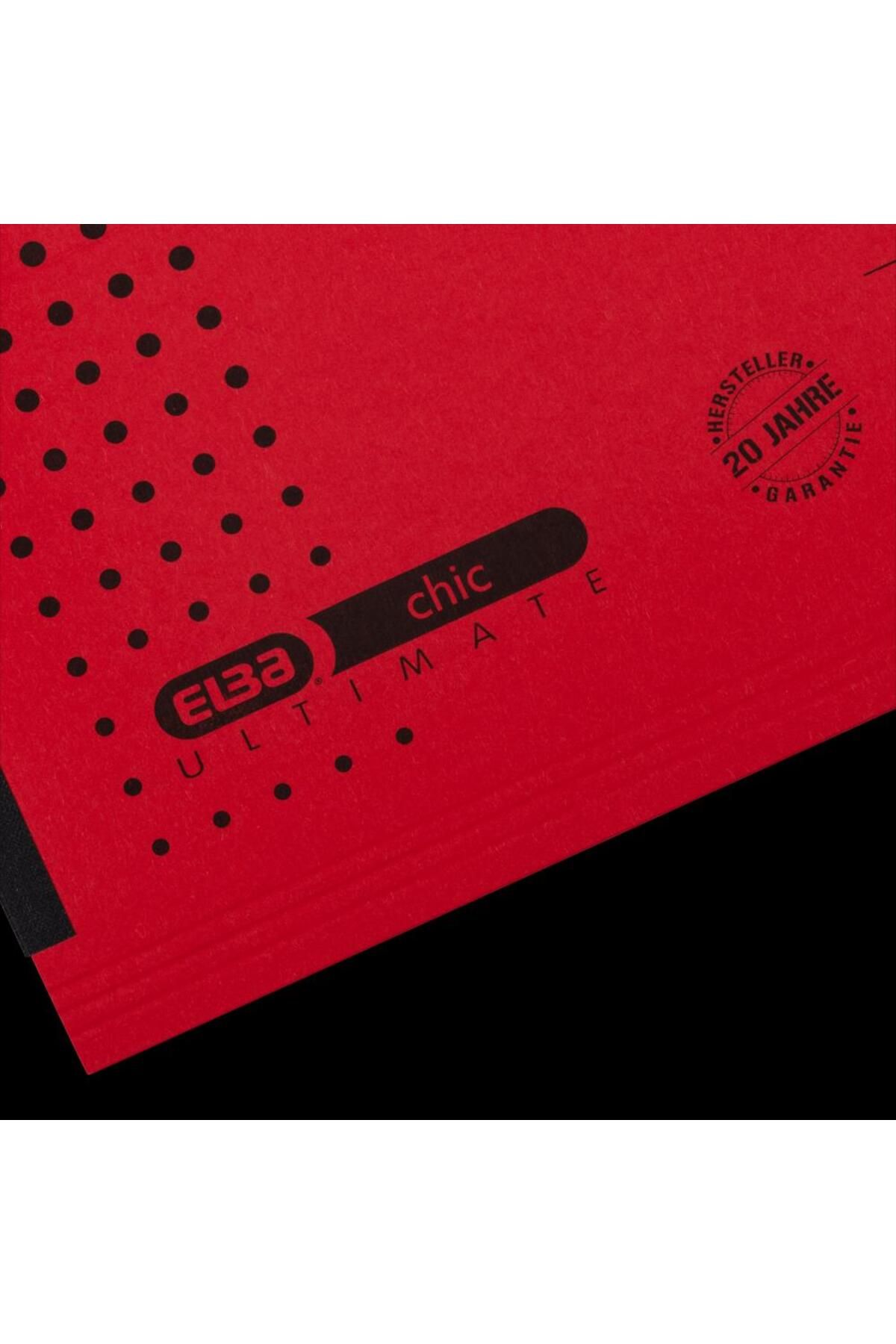 ELBA-Suspended Folder with Gusset Ultimate A4, 240g/sqm Cardboard, 330-Sheet Capacity, Red Color 5