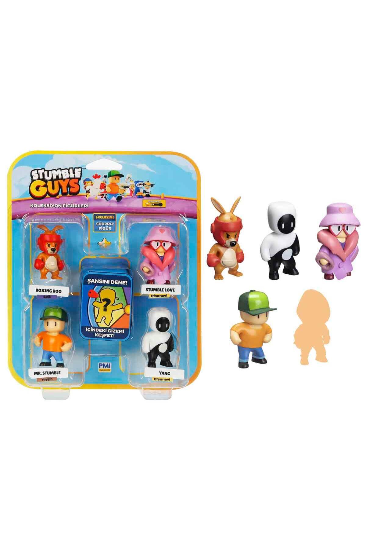 Stumble Guys 5'li Figür Seti PMI/SG2240 - Boxing Roo'Lu Set