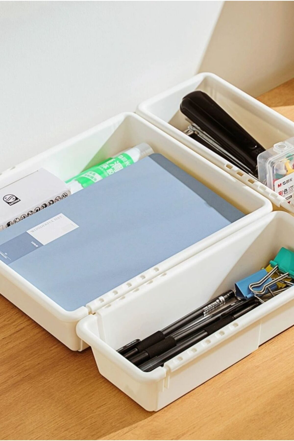 Bayev-Flexi S-M Set of 2 Expandable Drawer Organizer Stationery Organizer - Closet Organizer Set 3