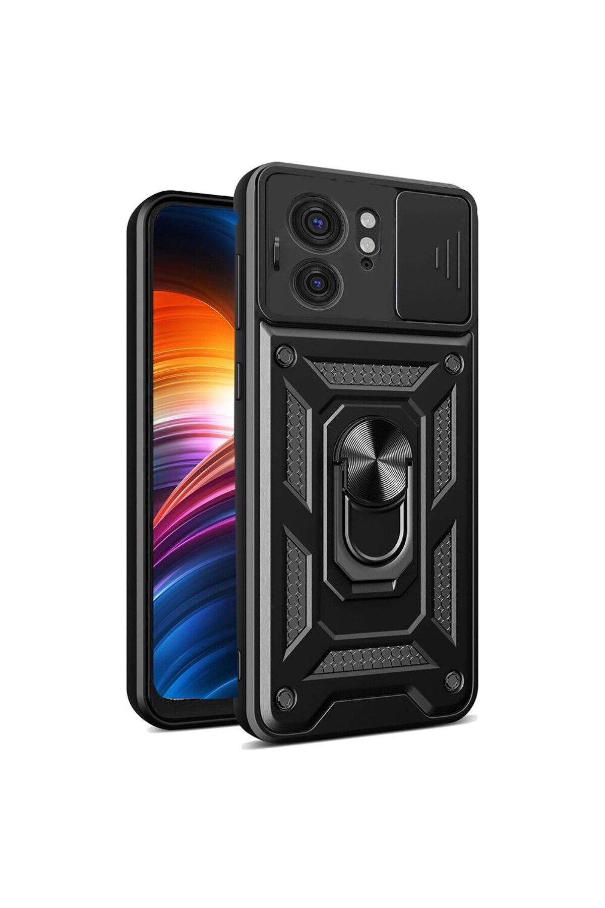 Rao-Husă de protecție pentru Motorola Edge 40/Edge 2023, Premium Grip, seria CamShield, B24, plastic, Pi 4