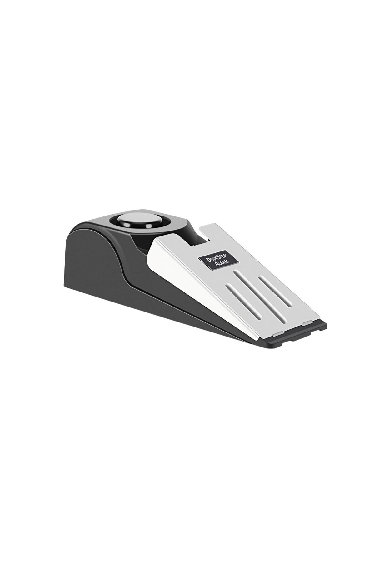 Flo-Door Stopper with Alarm, 120DB, Battery Powered, Adjustable Sensitivity, Non-Slip, ON-OFF Button, 14 4