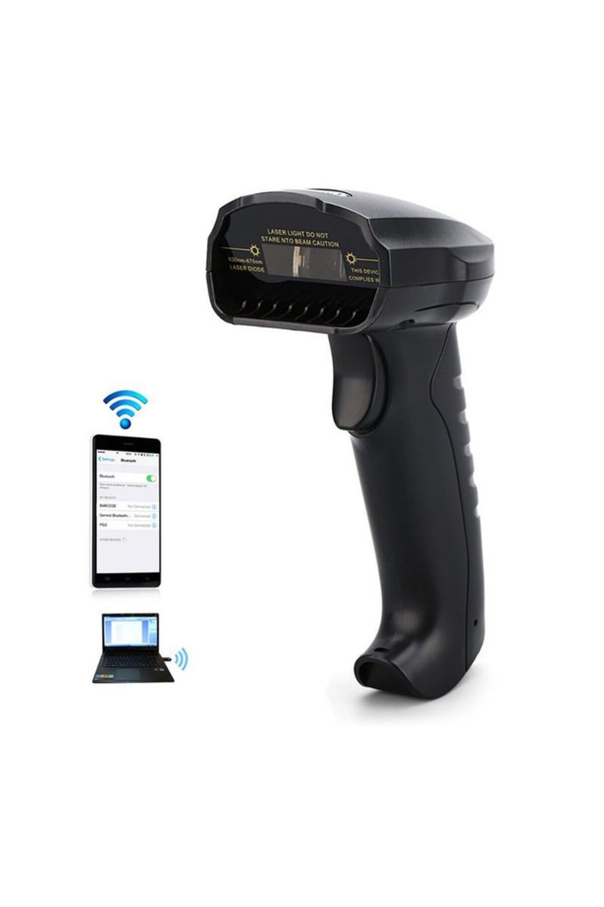 60BPM-Cititor de coduri de bare 1D, Bluetooth, USB, 4500 coduri, Android, iOS, 750mAh, BP 1