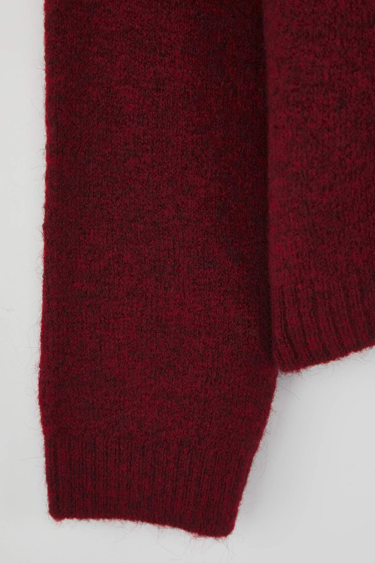 Trendyolmilla  Wardrobe Essentials Kırmızı Yumuşak Dokulu Triko Hırka | TWOAW26HI00082 - Görsel 7