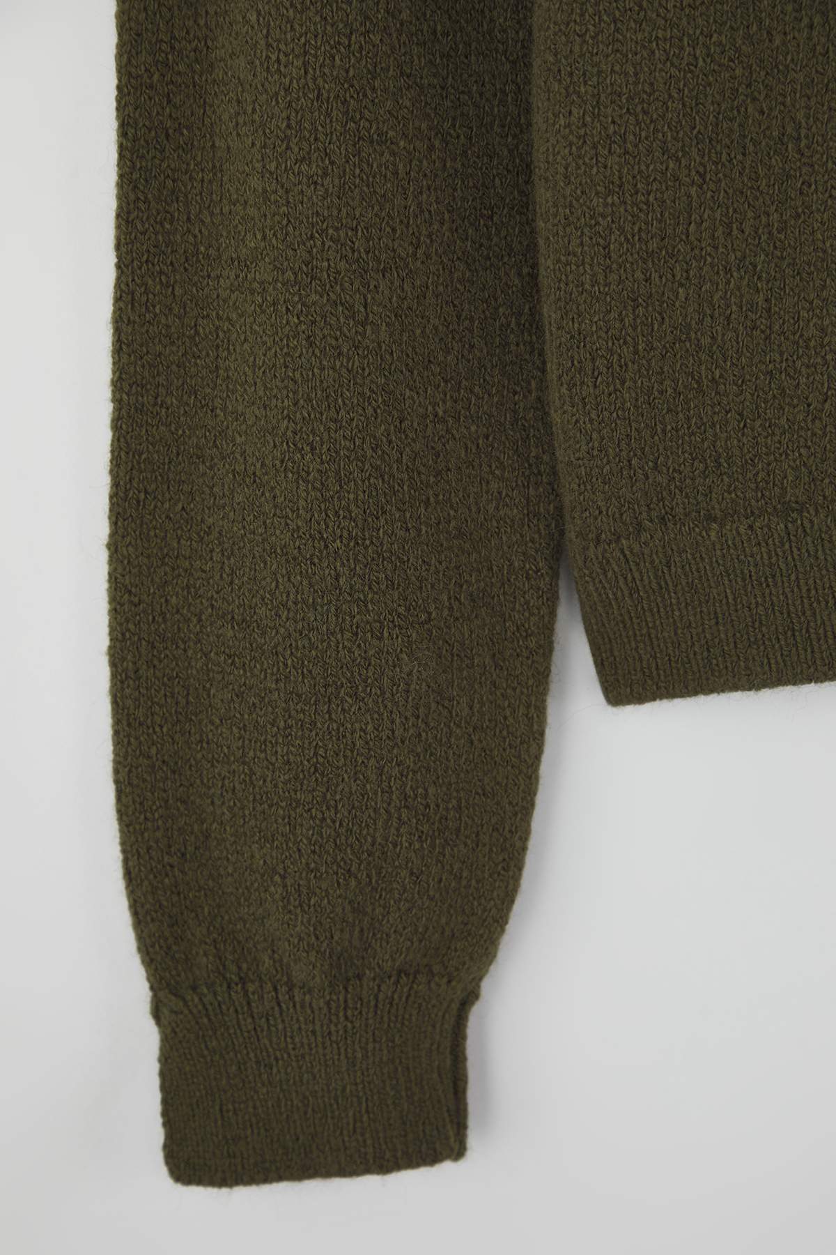 Trendyolmilla  Wardrobe Essentials Haki Yumuşak Dokulu Triko Kazak | TWOAW26KZ00074 - Görsel 7