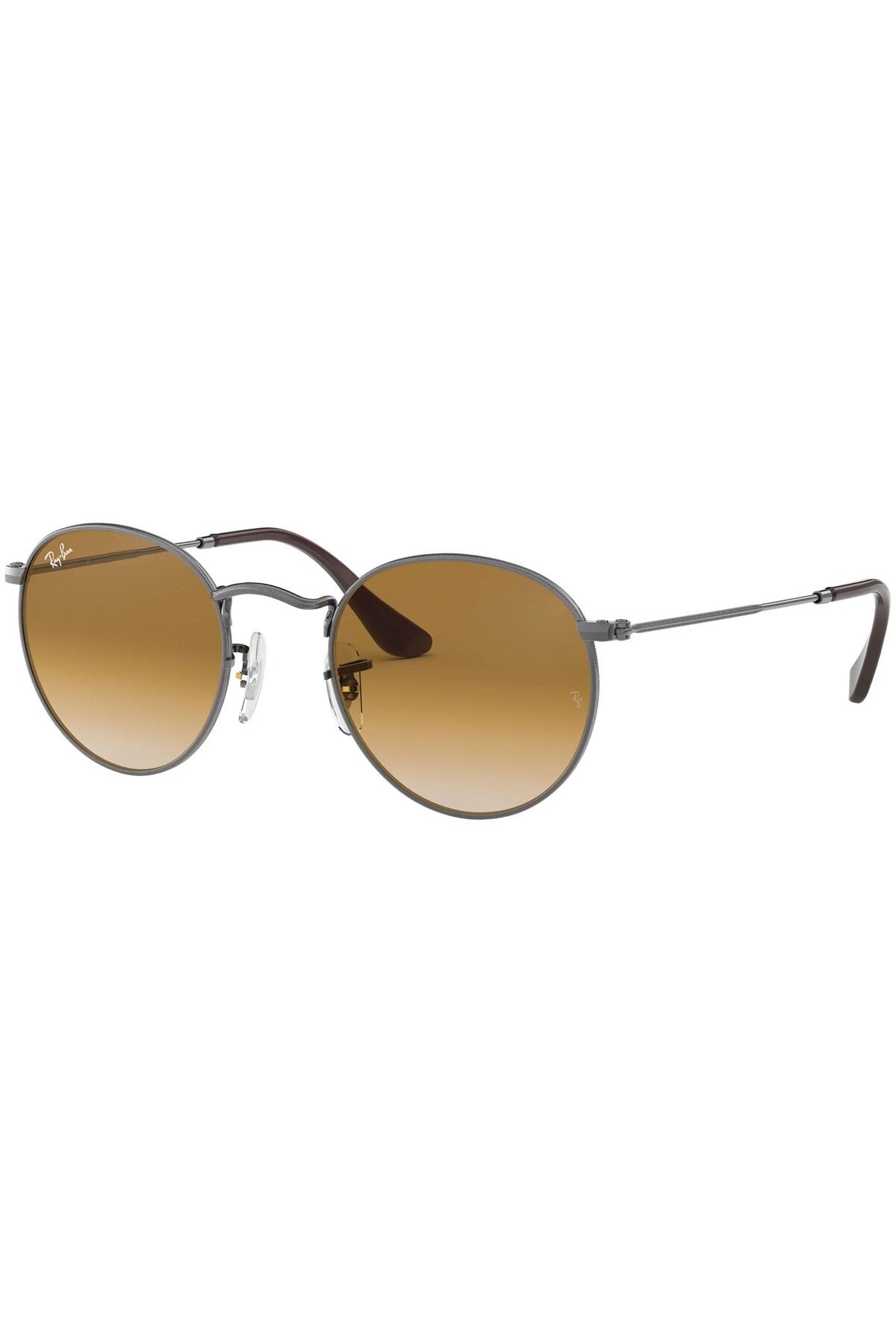 Ray-Ban-نظارة شمسية راي بان مان دائرية معدنية - Rb 3447n - مقاس العدسة: 50 مم - لون رمادي 1
