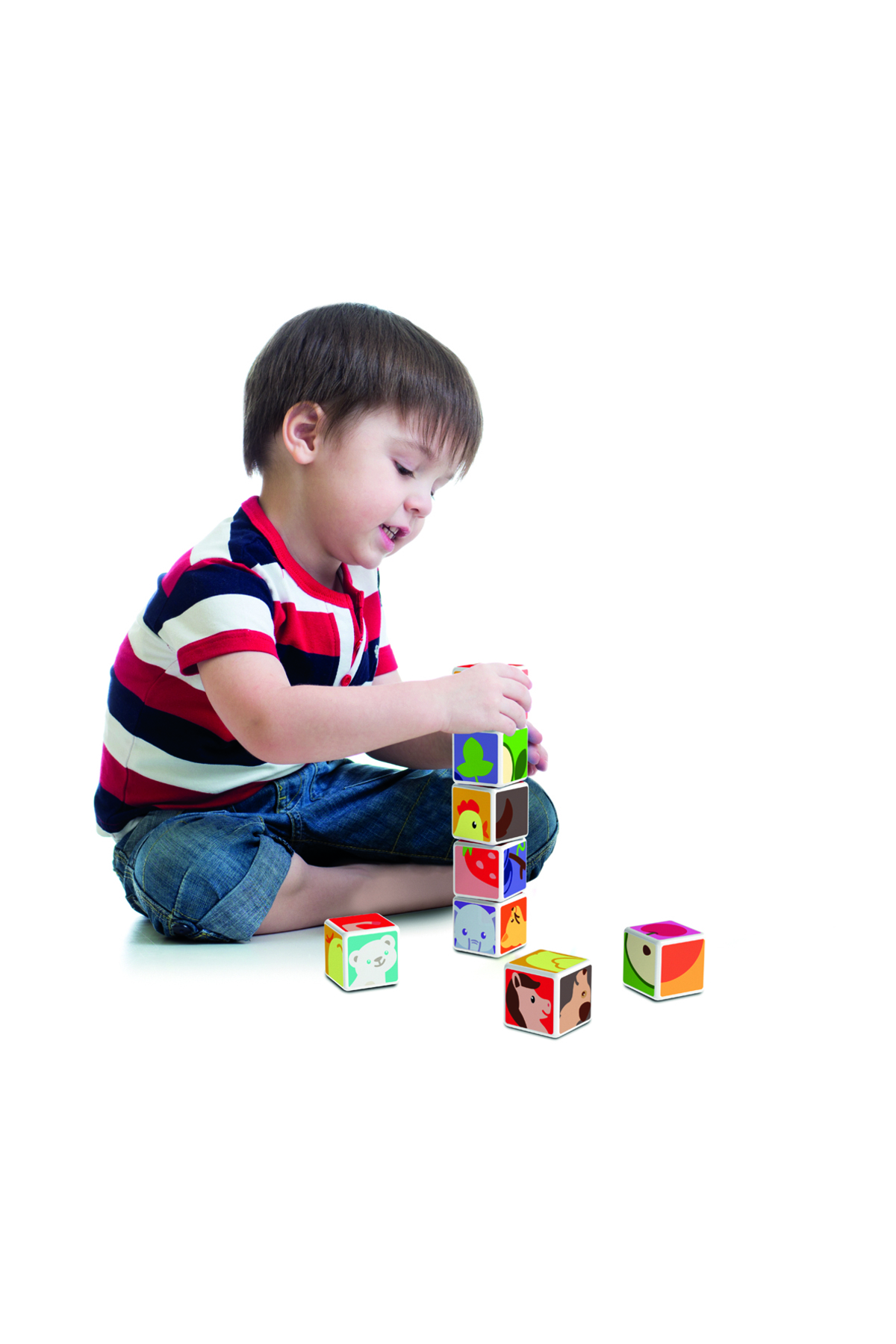 مکعب جادویی، حیوانات چاپ‌شده + کارت‌ها، اسباب‌بازی STEM برای کودکان، ۱۰۰٪ بازیافتی، ساخت سوئیس، مول