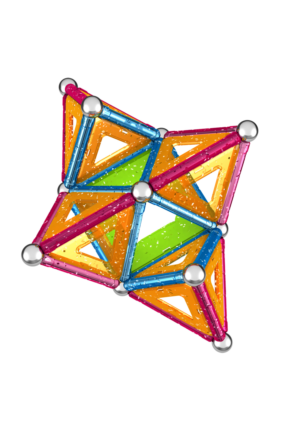 پنلهای مغناطیسی اکلیلی | اسباببازیهای ساختنی برای نوپاها | میلههای مغناطیسی اکلیلی با روکش فلزی