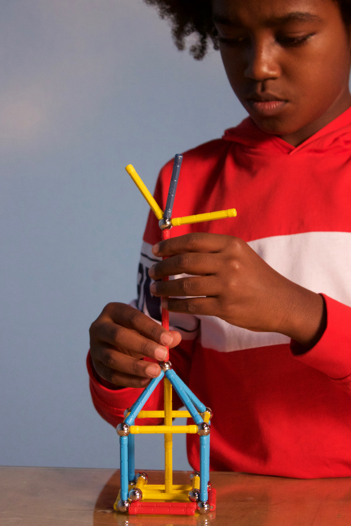 مجموعه ۶۴ عددی اسباب‌بازی‌های ساختنی مغناطیسی Glow Color