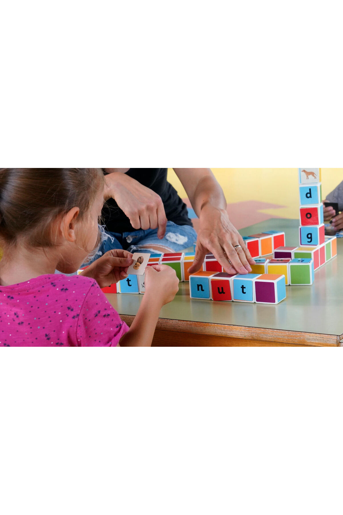 مکعب‌کوبی واژه‌سازی + کلیپس‌ها، اسباب‌بازی‌های مغناطیسی STEM برای کودکان، ساخت‌وساز آموزشی مغناطیسی اولیه