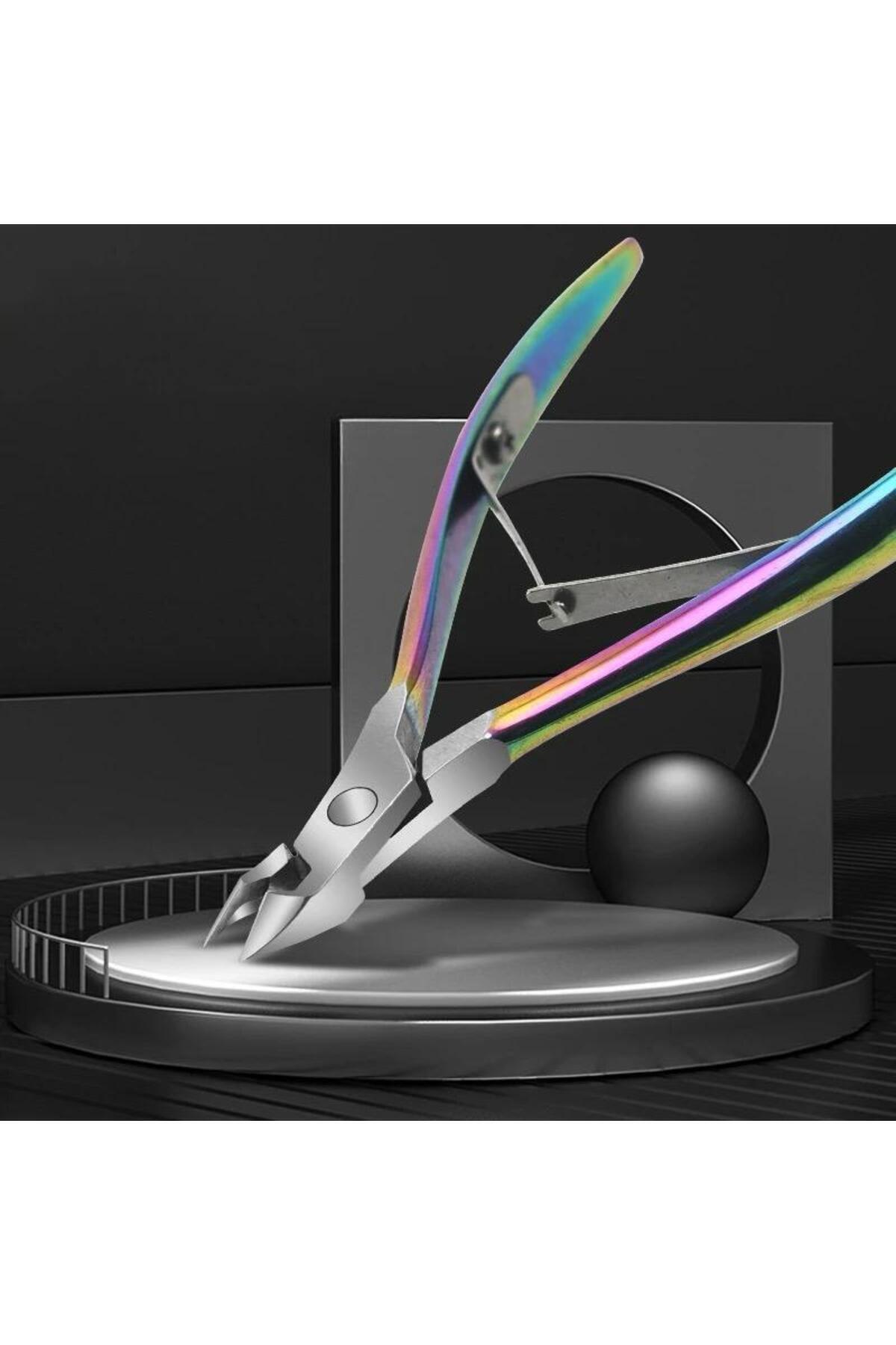 SİNKA İnce Ağız Manikür Pens Tırnak Et Kesme + Çelik Törpü Paslanamaz 2'li Set fotoğrafı 2 (önizleme)