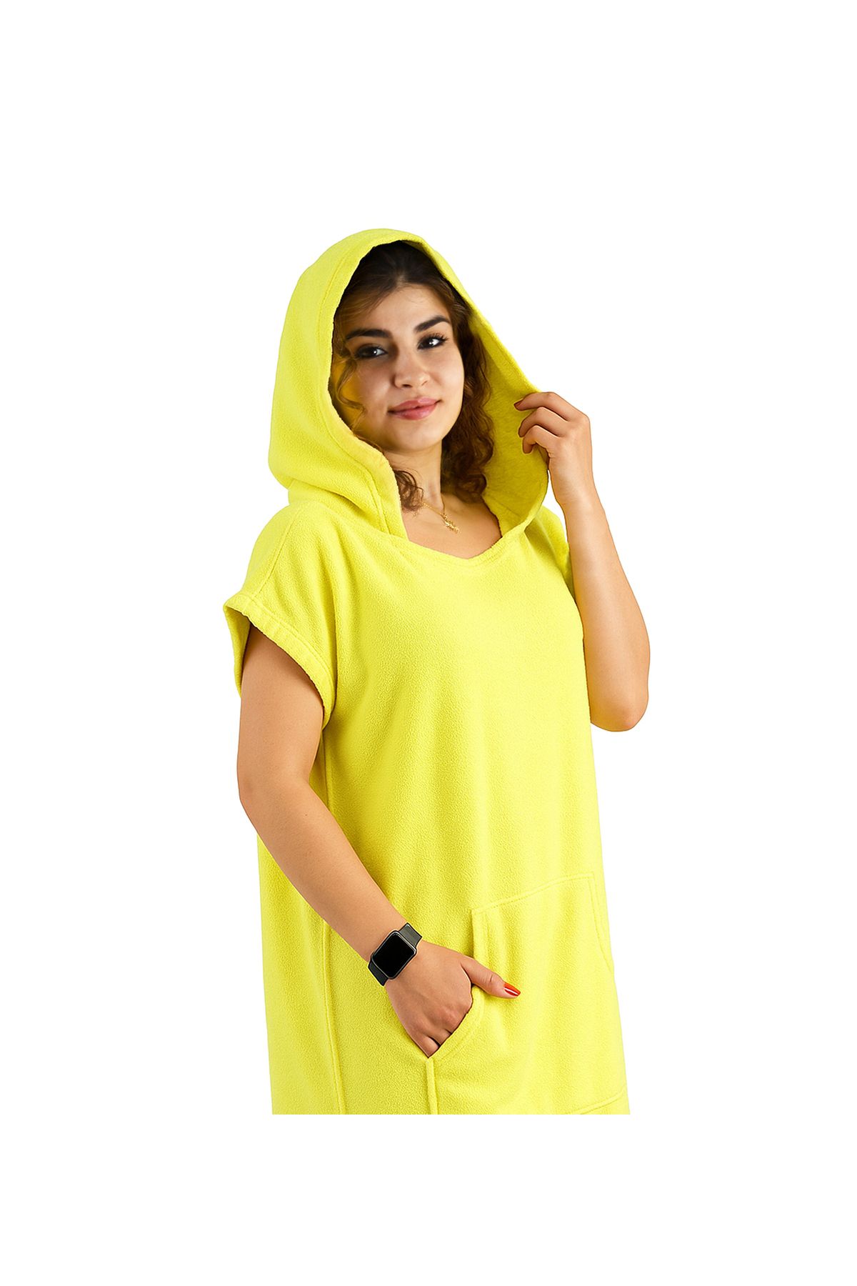 Özgüner Oyuncak-Paptex Pocket Hooded Welsoft Poncho – Practical Use Instead of Beach Towel 3