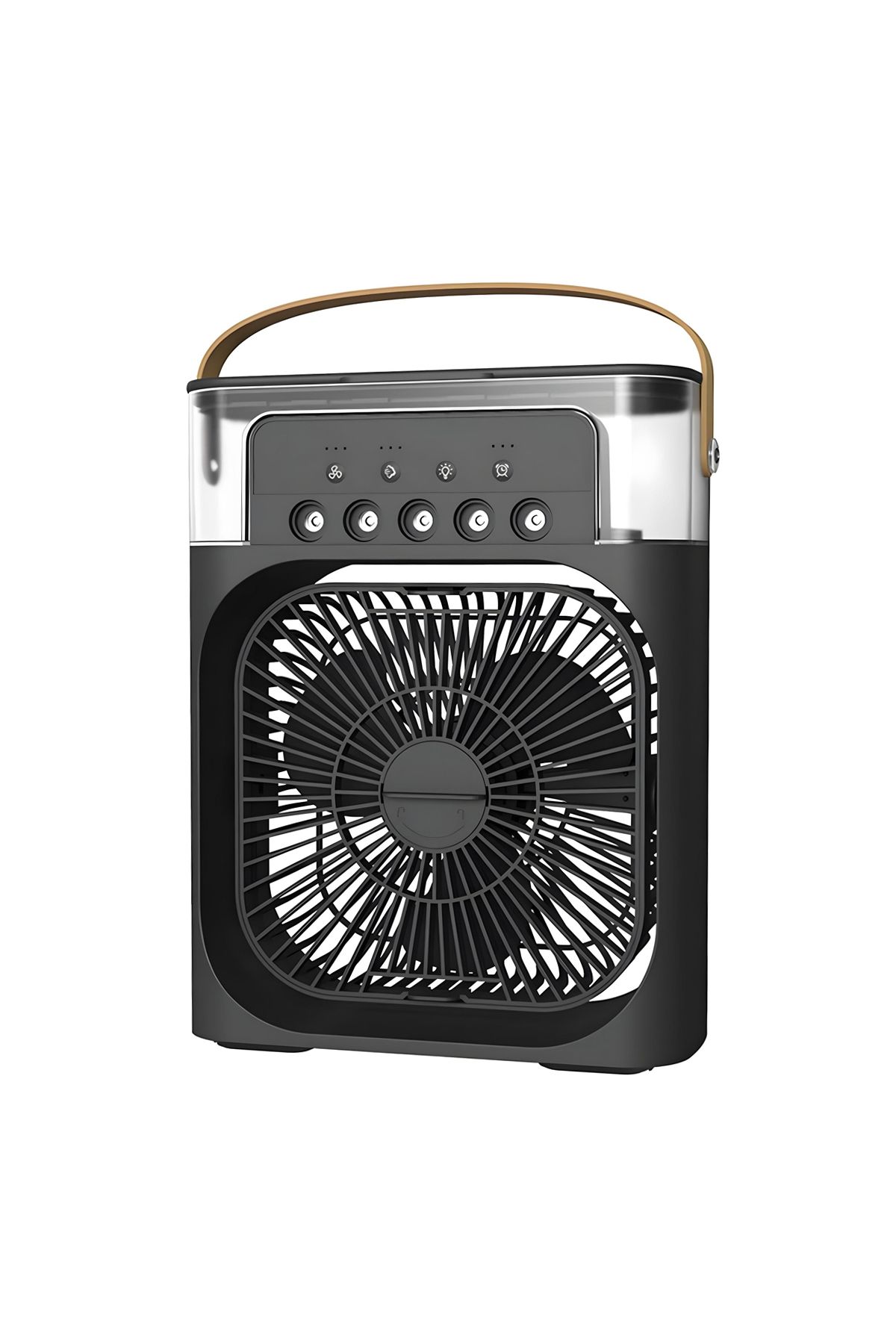Generic-WEEDASI WD-3555 Portable Air Cooler Fan with Humidifier, LED Light, Timer, and Adjustable Fan Black 8