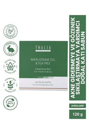 Thalia Akne Gidermeye & Gözenek Sıkılaştırmaya Yardımcı Marjoram Doğal Katı S...