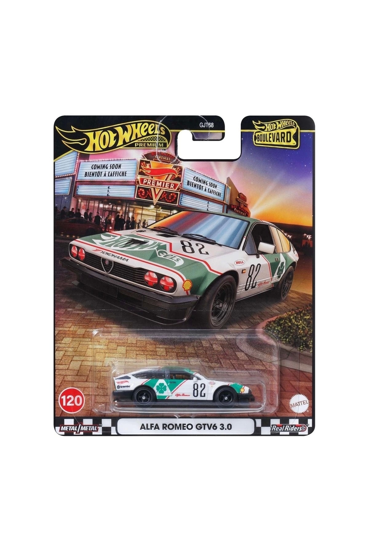 HOT WHEELS Boulevard Premium Araçlar - Alfa Romeo Gtv6 3.0 - GJT68 - JBL16 fotoğrafı 5 (önizleme)