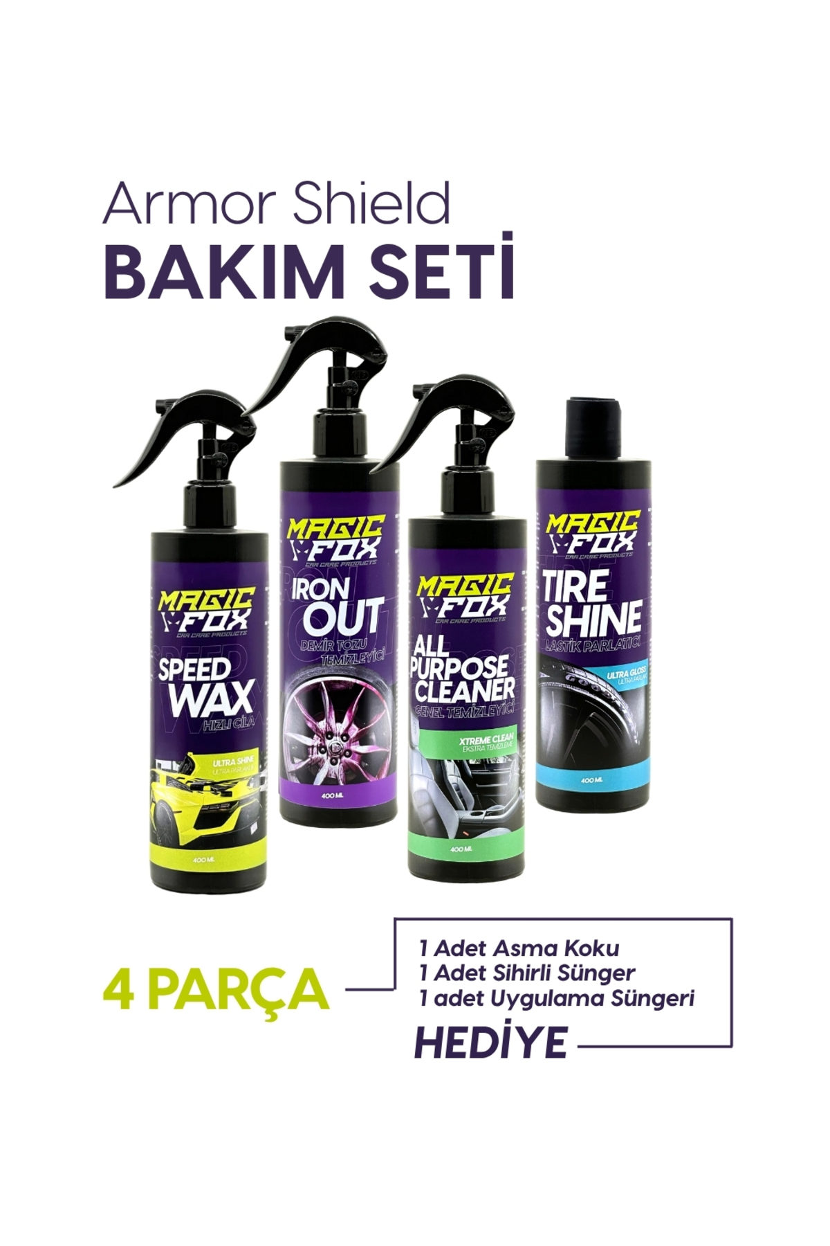 Magicfox Armor Shield oto ve araç bakım Paketi - Fiyatı, Yorumları