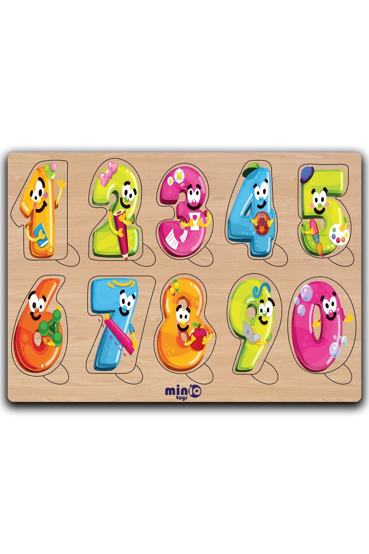 minİQ toys Ahşap Türkçe Sayılar ve Geometrik Şekiller 2’li Set Eğitici-öğretici Yapboz fotoğrafı 2 (önizleme)