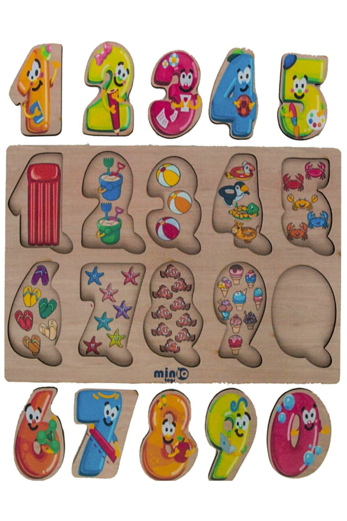 minİQ toys Ahşap Türkçe Sayılar ve Geometrik Şekiller 2’li Set Eğitici-öğretici Yapboz fotoğrafı 3 (önizleme)