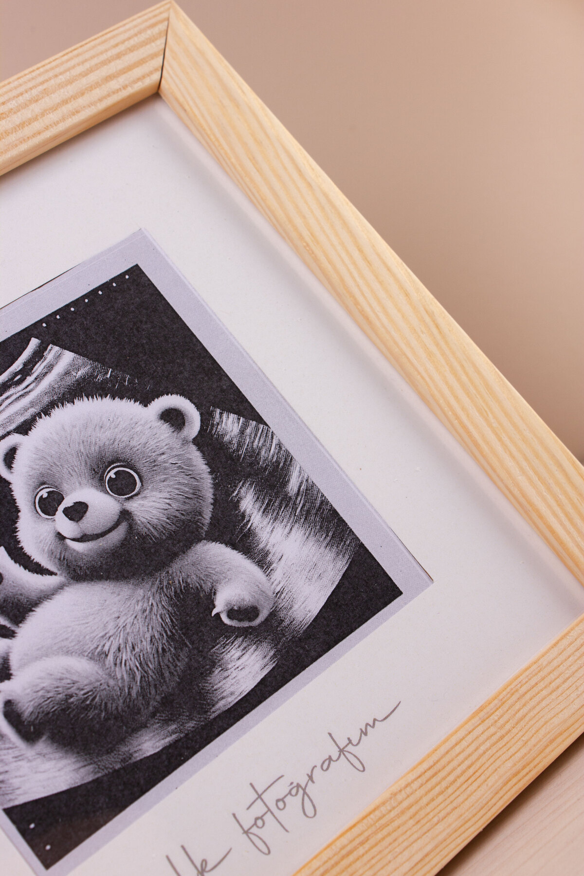 AVANGART ATÖLYE Ahşap - İlk Fotoğrafım Ultrason Anı Hediyelik Çerçeve fotoğrafı 3 (önizleme)